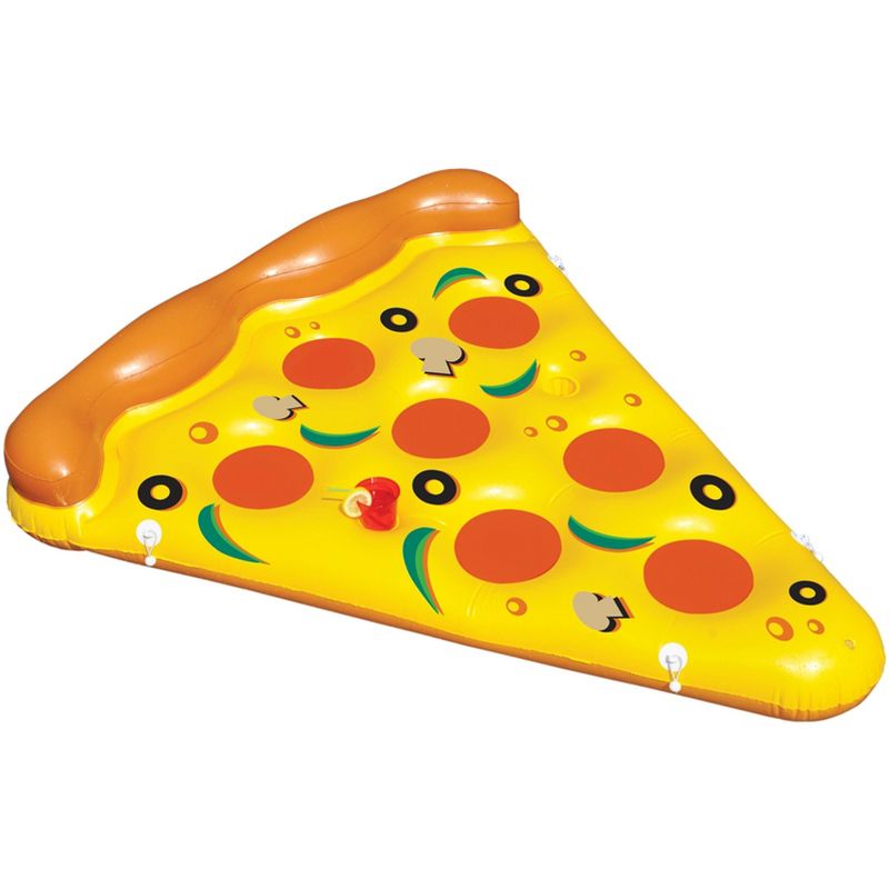 Swimline Giant Inflatable Pizza Slice Float Raft For The Lake/Beach/Pool | 90645, 1 of 7