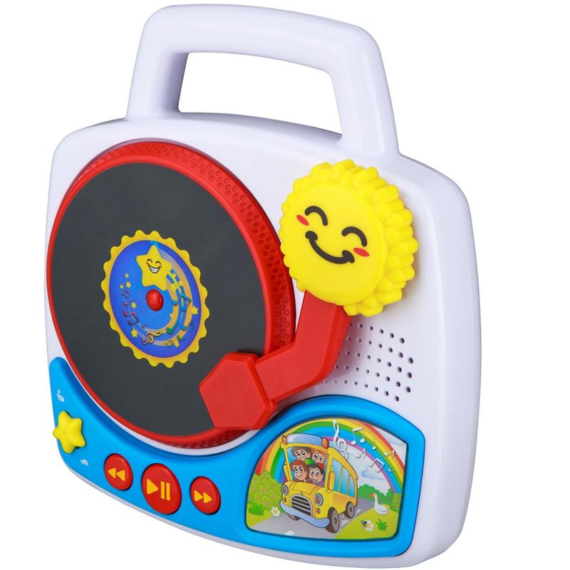 eKids Turntable Toy for Toddlers, Preschool Toys for Kids – White (KD-111.EMV22OL), 3 of 6