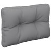 vidaXL Pallet Cushion Grey Polyester 23.6 x 15.7 x 4.7 in - 4 of 4