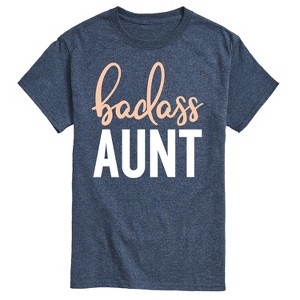 Men's - Instant Message - Badass Aunt Short Sleeve Graphic T-Shirt - 1 of 4