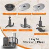 NutriChef Ultra Quiet 2L Food Processor 6 Blade Set - 2 of 4