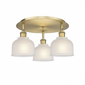 Dayton - 3 Light Flush Mount In Industrial Style-9 Inches Tall and 17.25 Inches Wide - 1 of 1