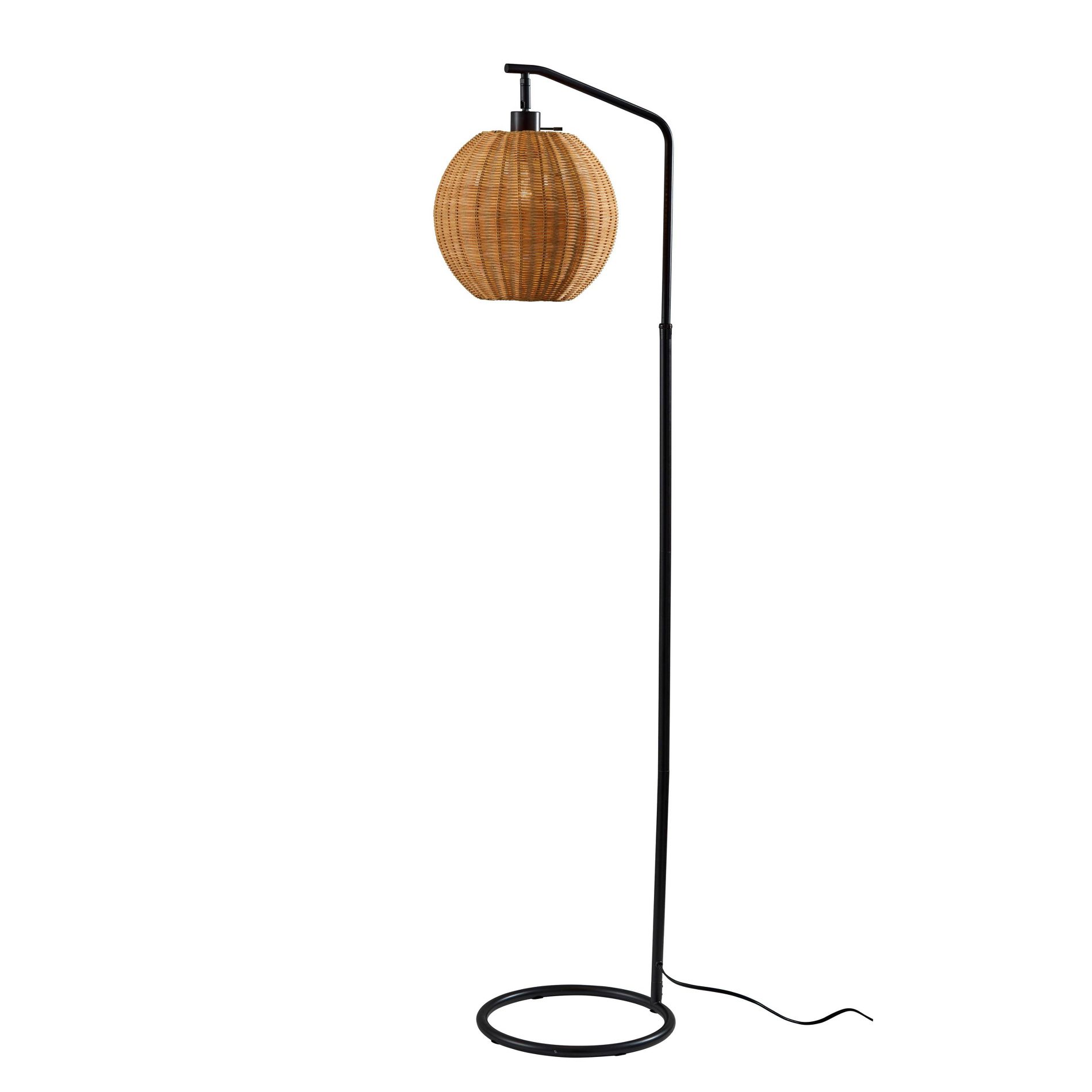 Adesso Maeve Floor Lamp Black