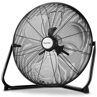 Costway 20''High Velocity Fan Commercial Industrial Grade 3-Speed Floor Fan 360 degree