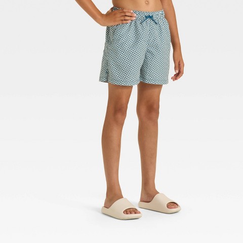 Art Class Boys' Two Toned Checkered Trunks - art class™ Blue S