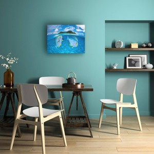 Trademark Fine Art Barathieu Gabriel Dussumiers Surgeonfish Wood Slat Art - 1 of 4