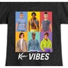 Girls' - Barbie - Ken Vibes Fitted Short Sleeve Graphic T-Shirt - 2 of 4