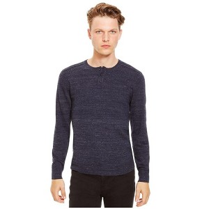 Kenneth Cole Mens Marled Slub Pullover Sweater - 1 of 1