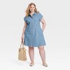 Women's Denim Flouncy Dress - Universal Thread™ - 3 of 3
