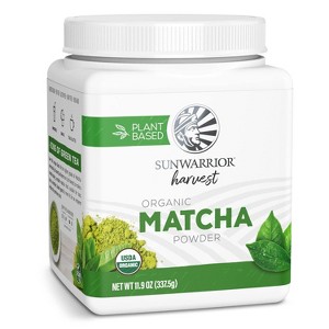 Matcha Green Tea Powder, Keto Gluten Free Matcha Powder Organic, Smoothies Baking Teas Lattes, Vegan Sugar-free Dairy-free, Sunwarrior, 225 Servings - 1 of 4