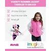 Disney Minnie Mouse Frozen Lilo & Stitch Moana Girls Varsity Bomber Jacket Toddler - 4 of 4