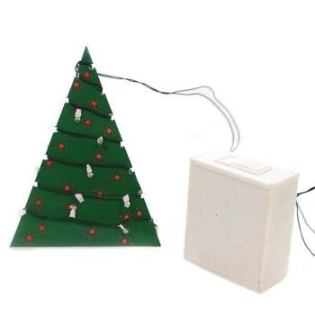 Auldhome Design- Jingle Bell Picks Modern Farmhouse Style Christmas Tree  Sprays Red, 3pk