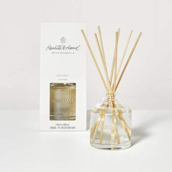 11.83 fl oz Bergamot Oil Reed Diffuser - Hearth & Hand™ with Magnolia