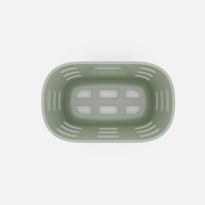 Lalo Bath Toy Bin - Sage: Shower Caddy, 9 Height, 8.5 Width