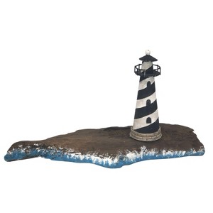 Beachcombers Driftwood Lighthouse Table Decor Decoration Accent Wood Ocean Nautical Coastal Marine 12x4x6 - 1 of 2