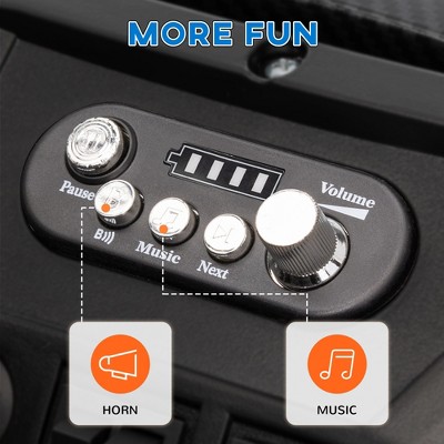 Blue 24V 2-Seater Ride-On Off-Road Toy Truck