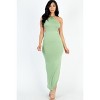 Slickblue Women's Tie Back Maxi Dress, Sleeveless with Thigh Slit and Open Back, 6 Color Options, Size S-L - 2 of 4