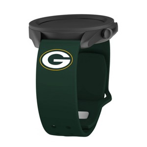 NFL Green Bay Packers Samsung Watch Compatible Silicone Sports Band  
 - 1 of 4