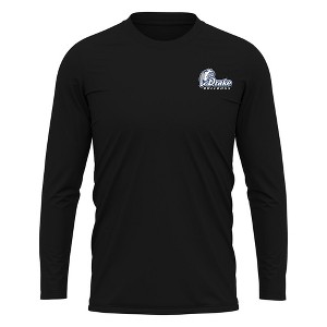 Drake University Adult Sport Long Sleeve Left Chest Logo, Athletic Heather - 1 of 4