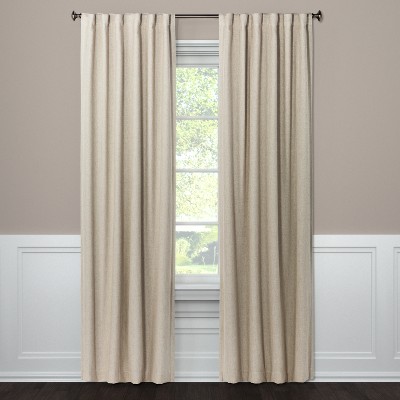 Photo 1 of 1pc Blackout Aruba Linen Window Curtain Panel - Threshold - 50"X108"