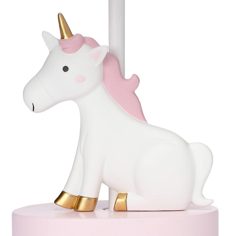 Bedtime Originals Lamp with Shade &#38; Bulb (Includes CFL Light Bulb) - Rainbow Unicorn, 2 of 5