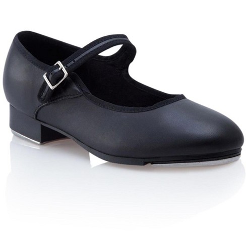 Capezio Closed Toe T-Strap Character Shoe, Women's, Size: 7, Black
