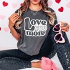 Simply Sage Market Women's Love You More Bubble Short Sleeve Garment Dyed Tee - 2 of 3