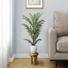 Syemin Artificial Plants Artificial 28" Tall Palm Tree Home Decor Fake Plant Faux Plants Indoor Outdoor Fall Decoration, Green, 26"*24"*27.5" - 2 of 4