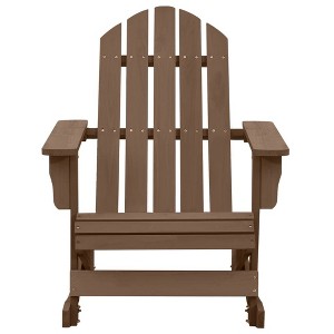 vidaXL Adirondack Rocking Chair Lounge Patio Chair for Garden Solid Wood Fir - Brown - 1 of 4