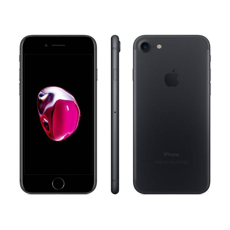 AT&#38;T Prepaid Apple iPhone 7 (32GB) with $50 Airtime Included - Black, 3 of 4