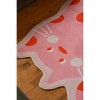 Lany Space Polka dots Funky Cat Rug by Becca Franks - 4 of 4