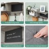 Entryway Bench With Shoe Storage, 31.5" Small Shoe Bench, Hall Tree With Cushion, Coat Rack With 5 Hooks - 3 of 4