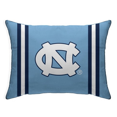 Ncaa North Carolina Tarheels Faux Fur Logo Backrest Support Pillow