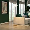 Hudson and Canal 68" Tall Arc Floor Lamp with Glass Shade - 4 of 4