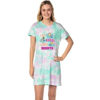Despicable Me Women's Minions Movie Nightgown Sleep Pajama Shirt For Adults Multicolored