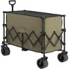 RISOKEYS Collapsible Wagon 220lbs Capacity,300L with Big All-Terrain Beach Wheels & Automatic Rebound Handle for Camping,Gardening,Shopping - 2 of 4
