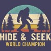 Women's Design By Humans Bigfoot - Hide And Seek World Champion By clickbong Racerback Tank Top - 2 of 2