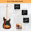 GLARRY Full Size Electric Guitar for Music Lover Beginner with 20W Amp and Accessories Pack Guitar Bag - 4 of 4