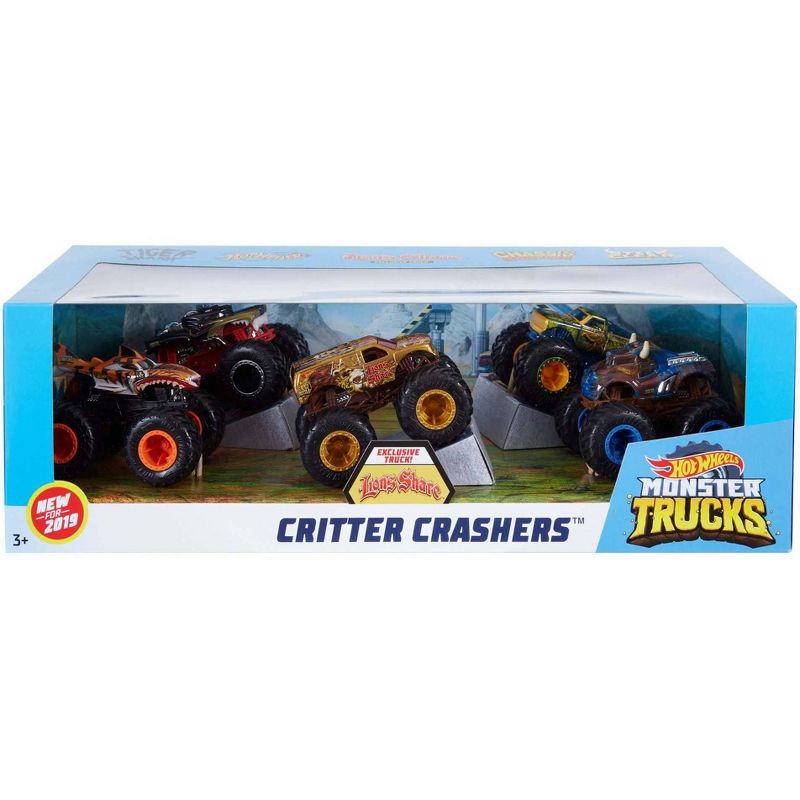 Hot Wheels Monster Trucks 1:64 Critter Crashers 5pk - (Styles May Vary), 1 of 8
