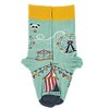 Circus Scene Roller Coaster Socks (Tween Sizes, Small) from the Sock Panda - 3 of 4