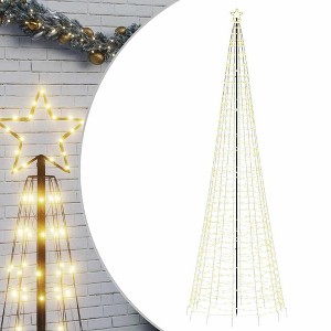 vidaXL LED Christmas Tree with Spikes 1554 LEDs Warm White 16.4ft - 1 of 4