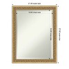Amanti Art Carter Dark Gold Beveled Wood Framed Bathroom Vanity Wall Mirror - 3 of 4