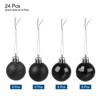 Unique Bargains Acrylic DIY Craft Party Christmas Tree Ornament Hanging Balls 1.57" 24 Pcs - 3 of 4