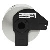 Brother DK1247 Label Tape 4.07" x 6.4" Black on White 180/Roll - 2 of 4