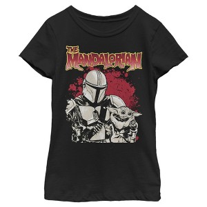 Girl's Star Wars The Mandalorian Strong Attachment T-Shirt - 1 of 4