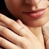 Pure Collection by Ross-Simons 0.19 ct. t.w. Baguette Diamond Ring in 14kt Yellow Gold - 2 of 4