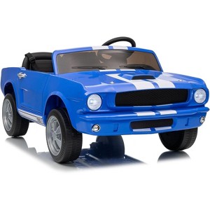 24V 2 Seater Ride on Car, Battery Powered Ride on Toys for Kids with Remote Control, Safety Belt, 2 Speeds, LED Lights - 1 of 4