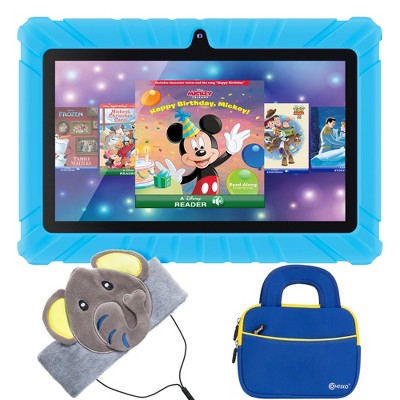 Contixo V8 Kids Tablet with IPS Screen 32GB with 50 Disney eBooks,and Android 11 (2025). Includes Headphones & Tablet Bag