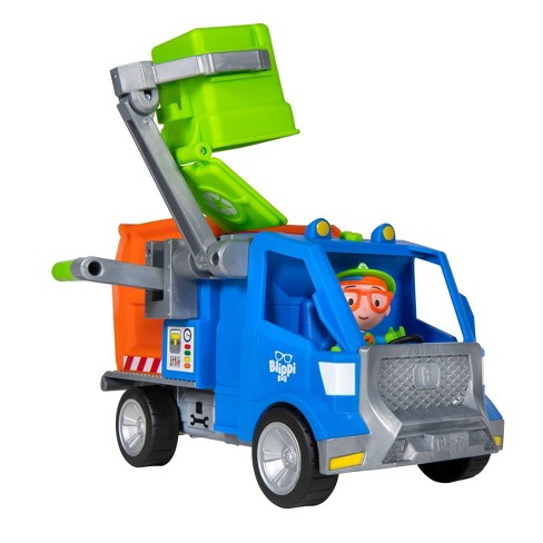 blippi garbage truck coloring page