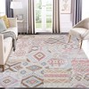 Vintage Area Rug Bohemian Washable Rug Soft Low Pile Rugs for Living Room Bedroom Dining Room - 2 of 4